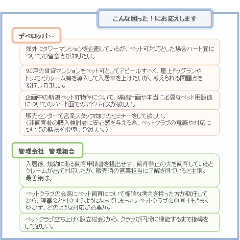 こんな相談がきています